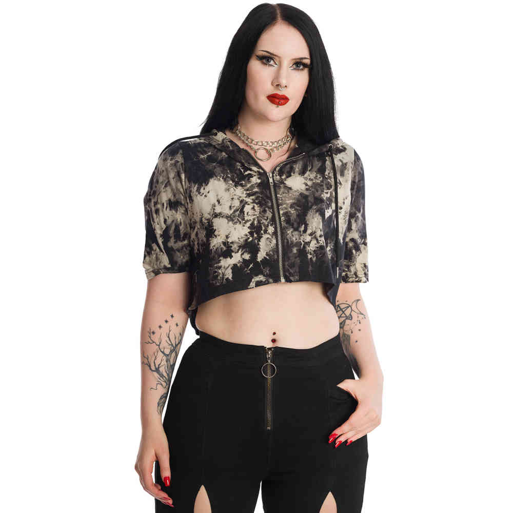 Banned - WASTELAND Vest met capuchon - Zwart